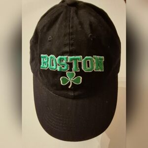 Boston Black and Green Cap
